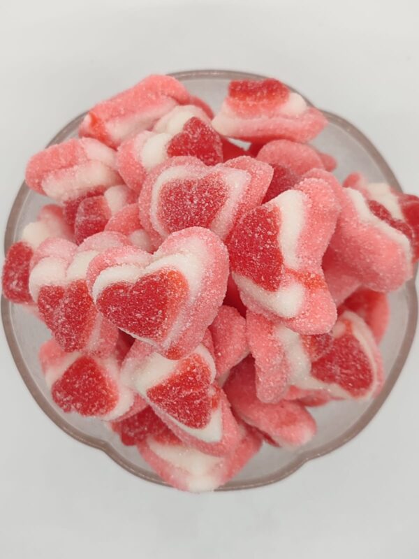 Gomitas de Corazones Tricolor